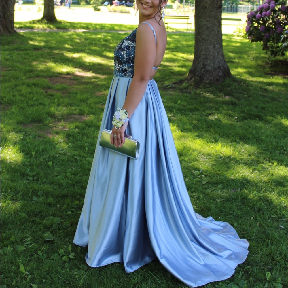 beaded prom dress WORN ONCE